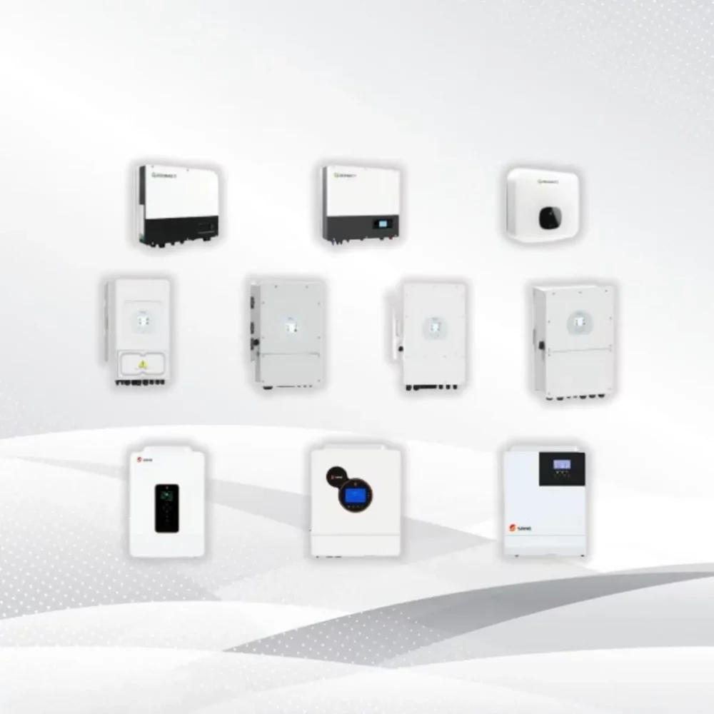 Various solar power inverter models for home are displayed, helping homeowners evaluate options when deciding if they need a solar power inverter for their home.