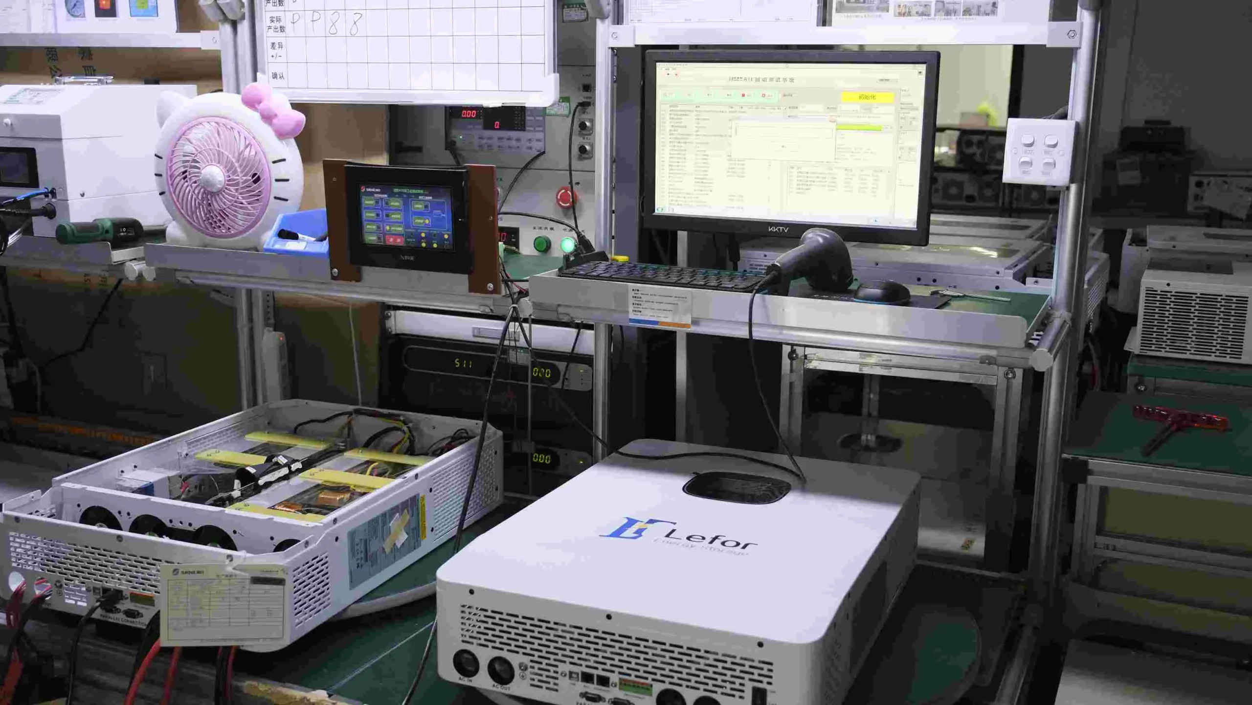 Remote monitoring dashboard showing inverter performance