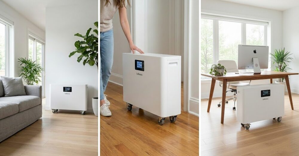 The solar battery bank for home scenarios