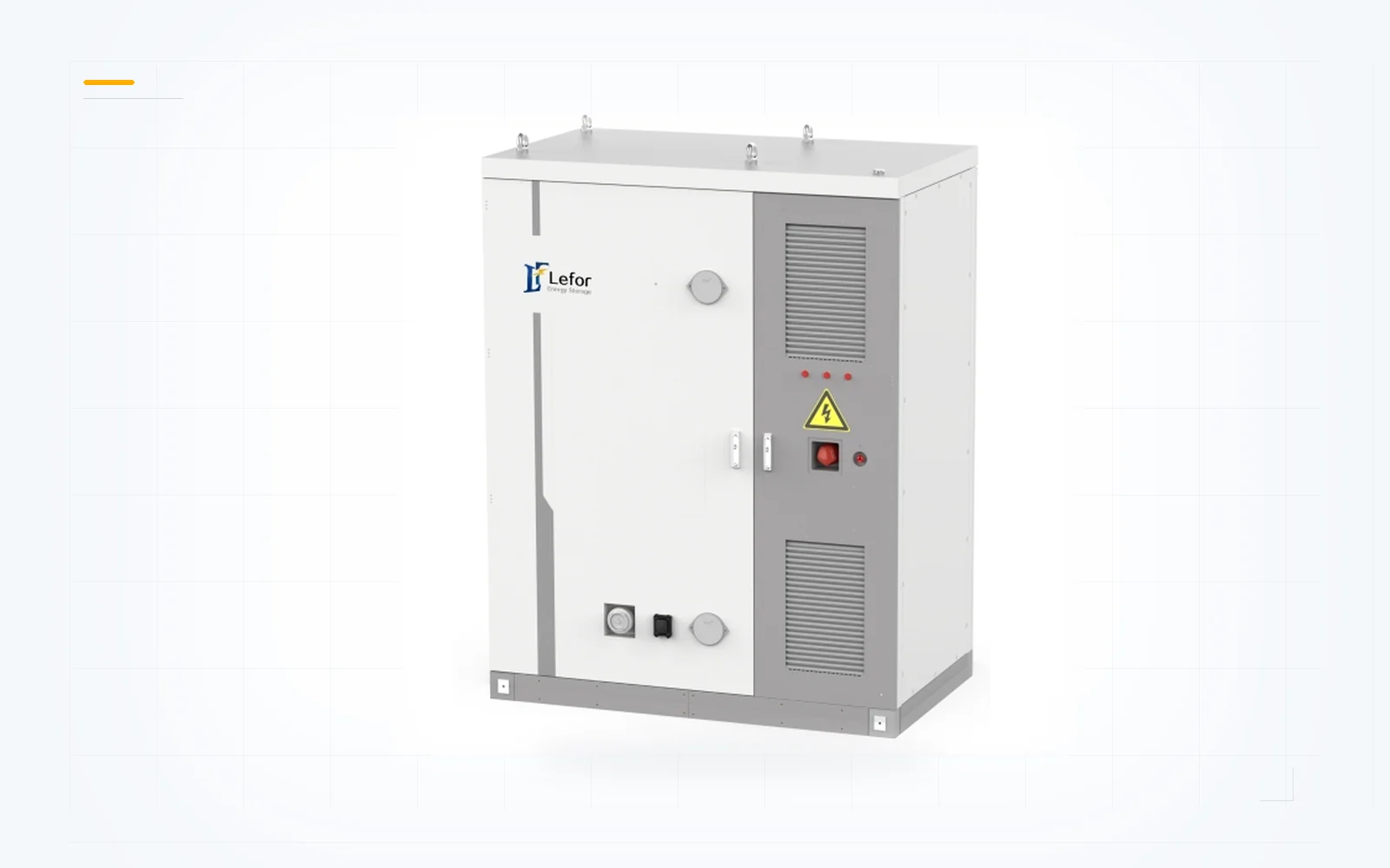 Leforsolar commercial battery energy storage cabinet