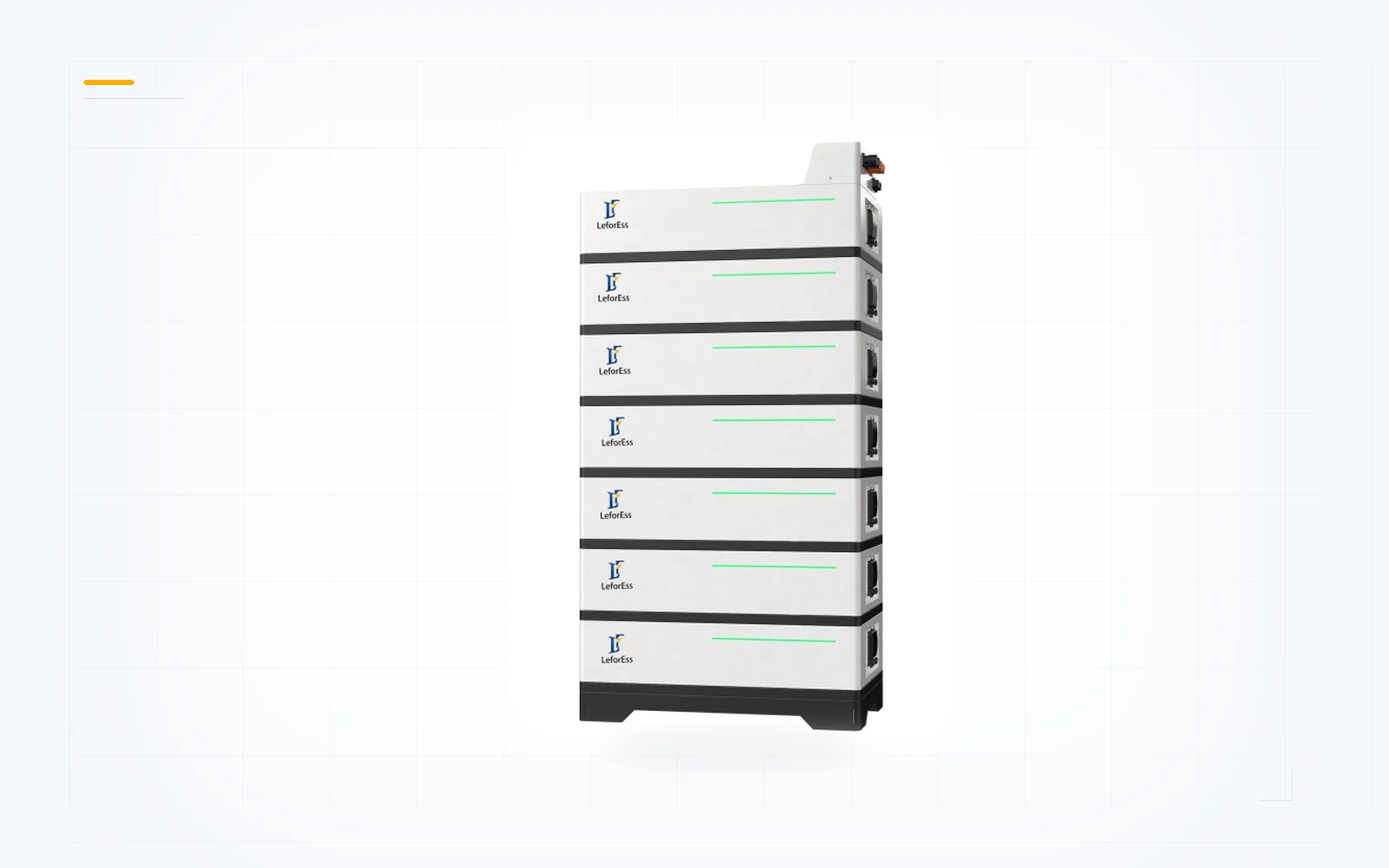 Leforsolar wall-mounted residential energy storage battery
