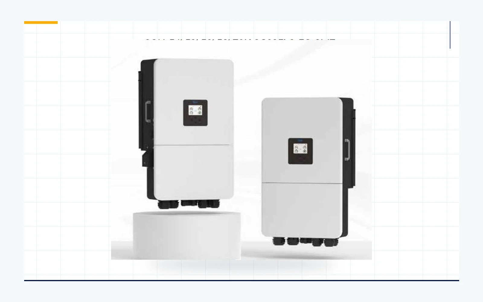 Deye 20kW SG05LP3 hybrid inverter official product family view