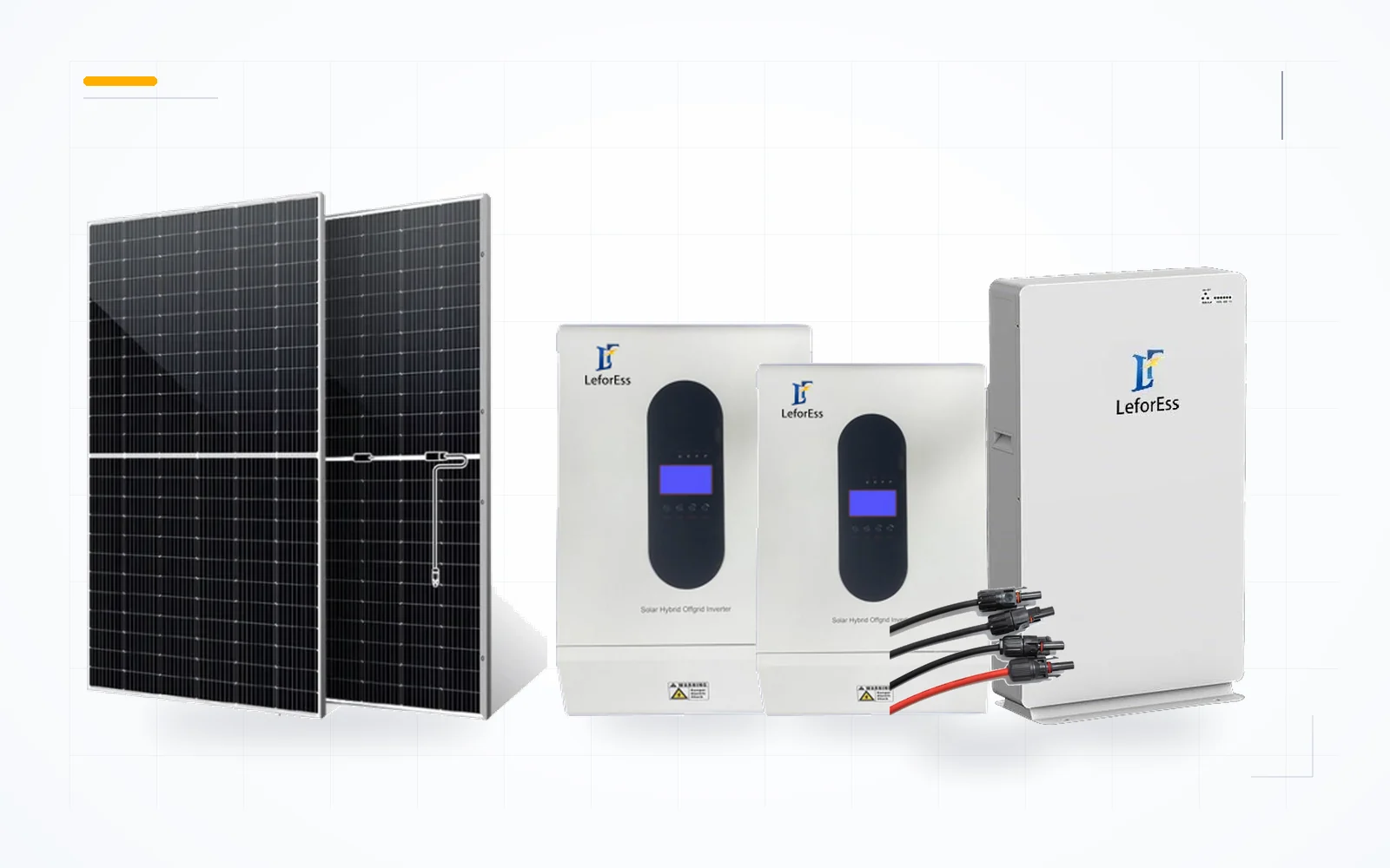 10kW Hybrid Solar System with LiFePO4 Battery