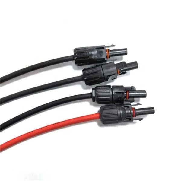 PV cable and MC4-compatible connectors